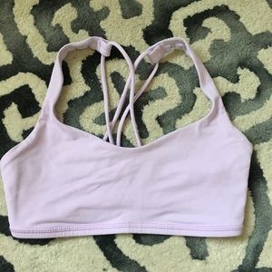 Lululemon free to be bra lilac size 4